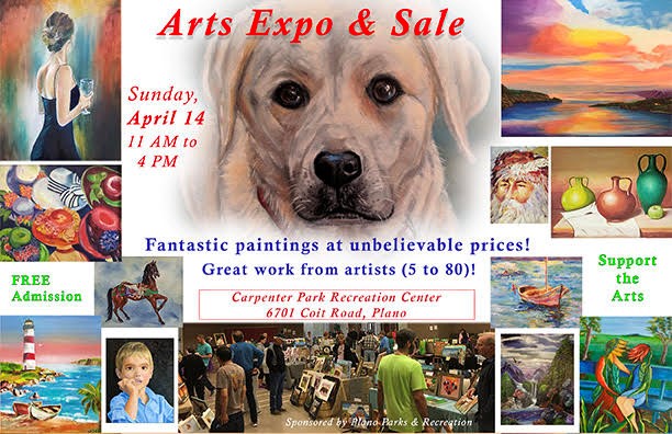 2019 Arts Expo & Sale April 14 at the Carpenter Rec Center