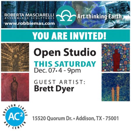 Celebrate Life: open studio and exhibition reception Dec. 7 @ Addison Circle Art Center