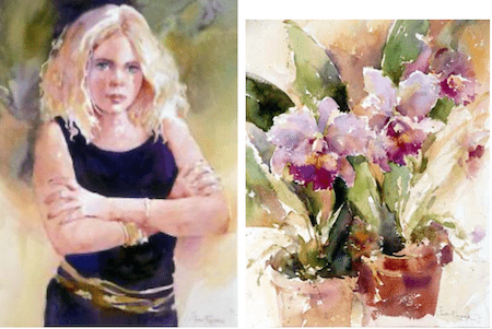 Janet Rogers, AWS, Watercolor Workshop for SWA