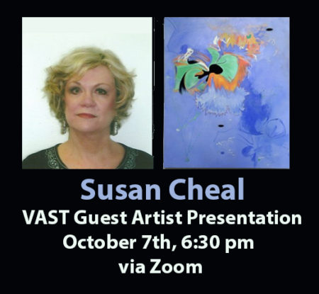 Susan Cheal – VAST Guest Artist Presentation Oct. 7