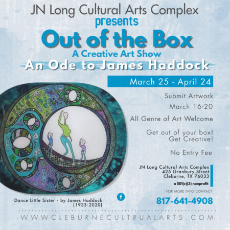 Out of the Box – A Creative Arts Show – free exhibit call