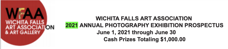 WFA 2021 Photography Show call for entries