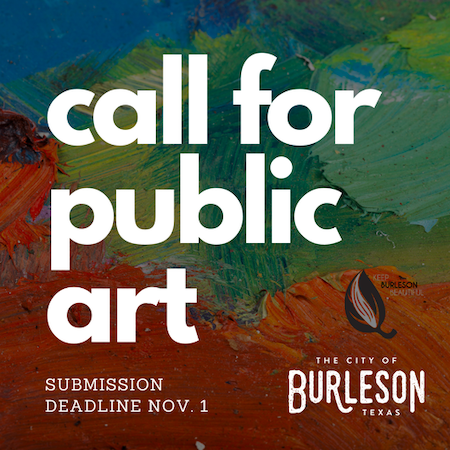 Call for Entry: Large-scale Mural, Local Flora and Fauna (Burleson, TX)