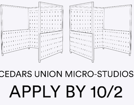 Studio Applications due Oct 2 at the Cedars Union