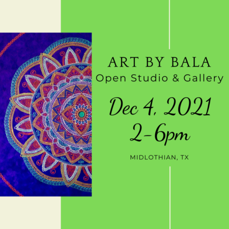 Open Studio & Gallery – Art by Bala