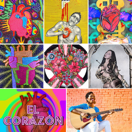 El Corazon Exhibition reception on February 12 at the Bath House (rescheduled)