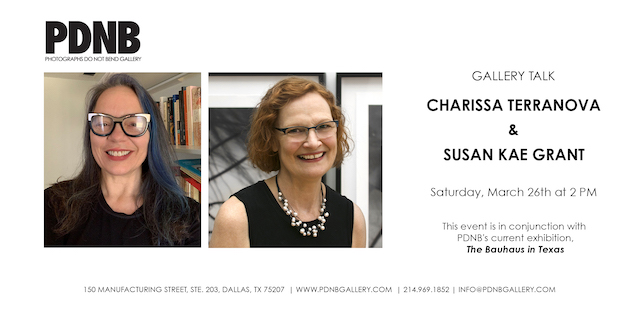 Gallery Talk with Charissa Terranova and Susan kae Grant March 26