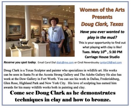 Sculpture with Doug Clark in May