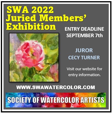 2022 SWA Members’ Exhibition deadline Sept. 7th