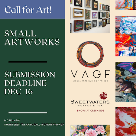 VAGF calls for art: Small Artworks and Mayor’s Office