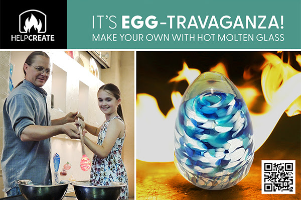 EGG-TRAVAGANZA at Vetro Glassblowing Studio