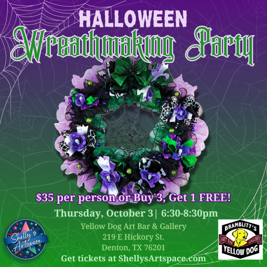 Halloween Wreathmaking Party