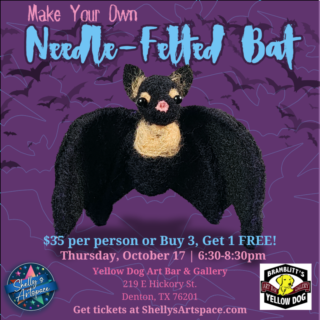 Make Your Own Needle-Felted Bat